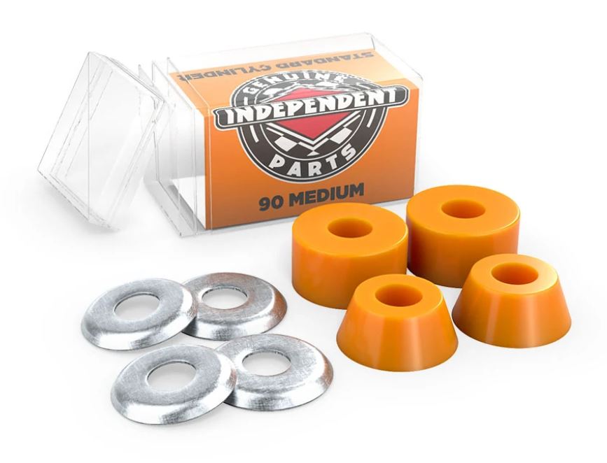 Independent Standard Cylinder 90a Medium Orange Skateboard Bushings