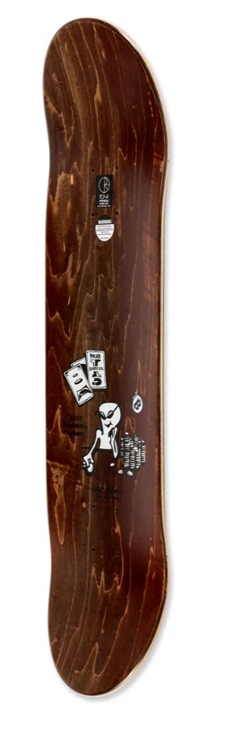 Polar Skate Co. Oskar Rozenberg Poker Face 8.5 Skateboard Deck - Image 3